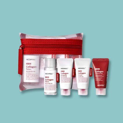 Red Lacto Collagen Skin Care Trial Kit set