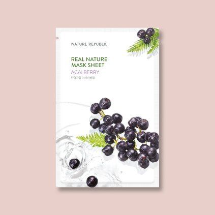 Real Nature Mask Sheet Acai Berry