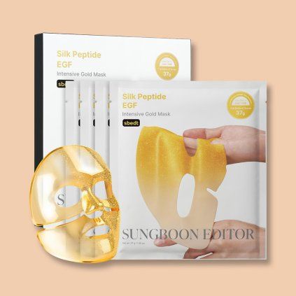 Sungboon Editor Silk Peptide EGF Gold Mask box 4ks