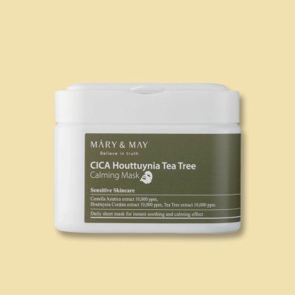 Cica Houttuynia Tea Tree Calming Mask upokojujúca maska pre aknóznu pleť
